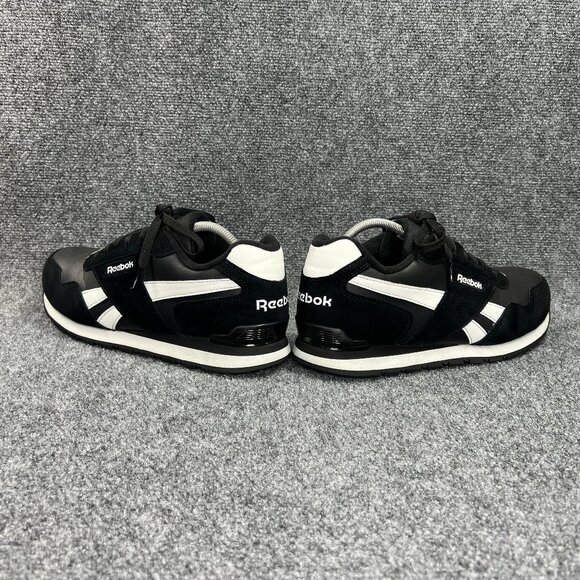 Reebok Harman Work Shoes Men's Size 12 Black Suede Retro Compostite‎ Toe Safety - Picture 6 of 11